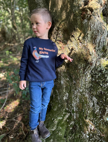 Kids Pheasant Sweatshirt by Sew Aneira