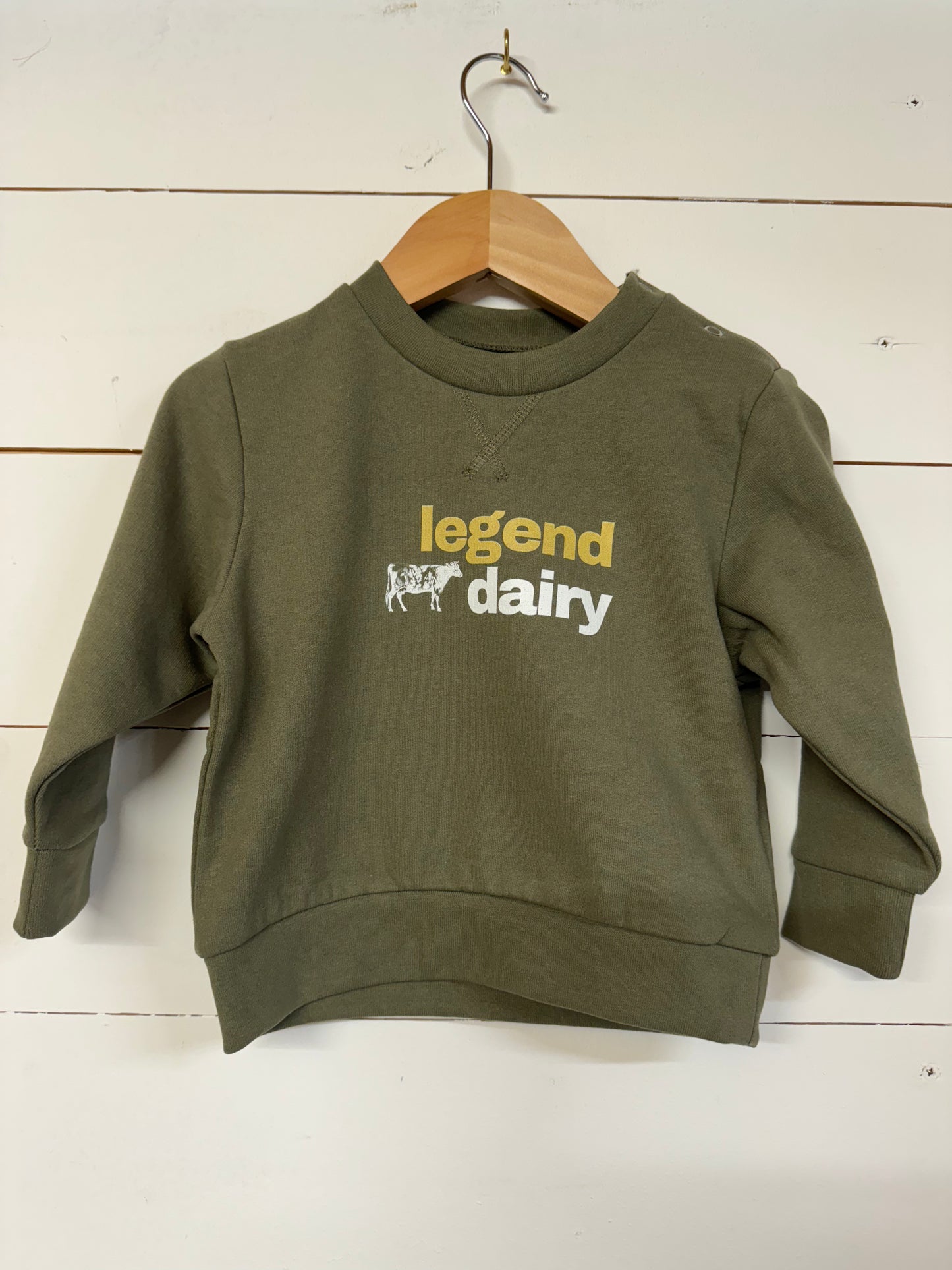 Baby Legend Dairy Cow Sweatshirt