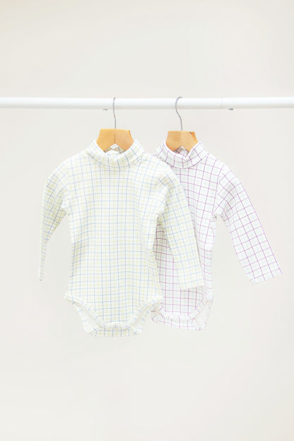 Little Stamford Co Tattersall Check Baby Bodysuit